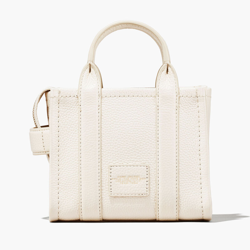 MARC JACOBS The Leather Mini Tote Bag image number 9